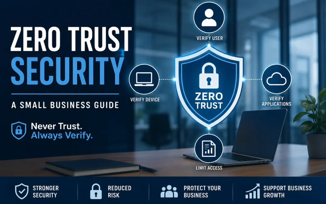 An image showing the different aspects of Zero Trust Security