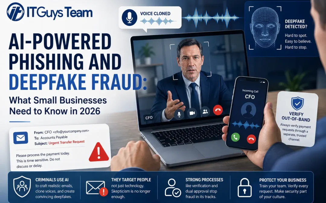 AI-Powered Phishing and Deepfake Fraud: What Small Businesses Need to Know in 2026